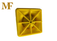 Крышки предохранения от арматуры желтого квадрата верхние для конструкции