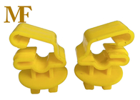 Желтый ребер безопасные пластиковые крышки для заграждения