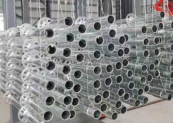 48.3mm/42mm Диаметр трубы Диск блокировка стальной трубчатой леса для конца строительства