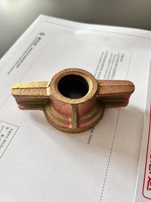 Аксессуары формовки Оцинкованная сталь Металл D15 Tie Rod Steel Cone для бетонного строительства