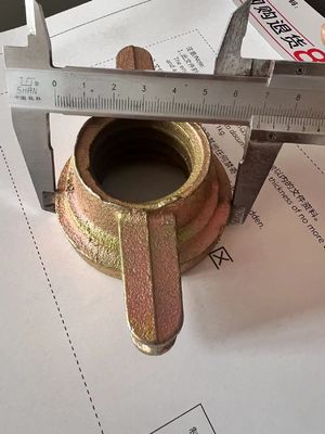 Аксессуары для опалубки из оцинкованного чугуна гайка для регулируемой домкратной базы