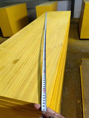1 Year Warranty Industrial Design 3 Ply Yellow Shuttering Formwork Panel Pine Material for Construction