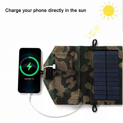 Солнечные батареи USB зарядное устройство портативное складное мини шесть ложек складное