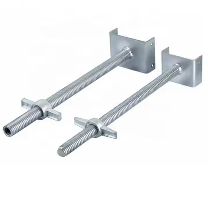 U Head Base Jack Hollow и Solid Scaffolding Steel Screw Base Jack для строительства