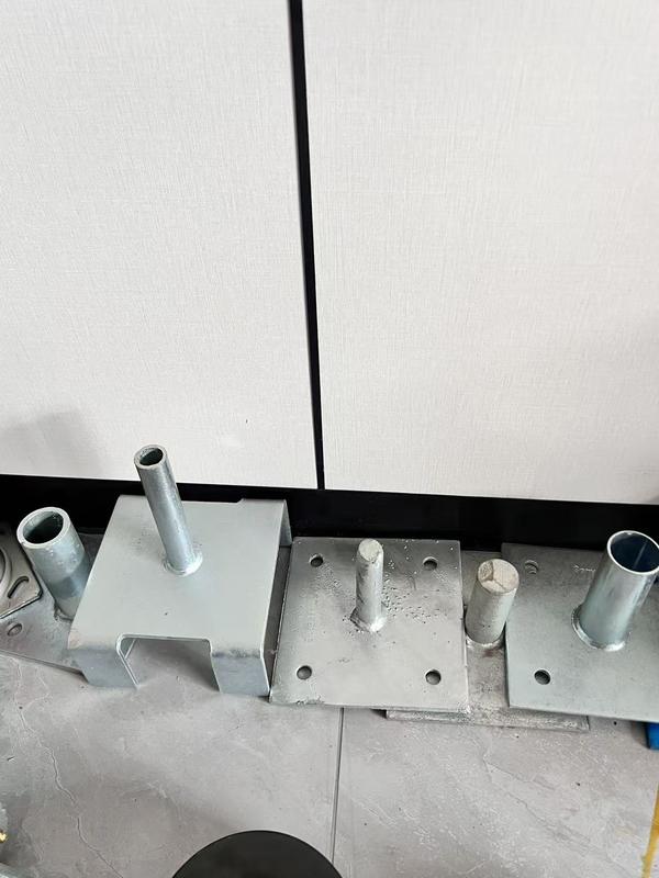 Стальная регулируемая винтовая база домкрата с U-образной головкой для строительных лесов, фиксированный тип опоры