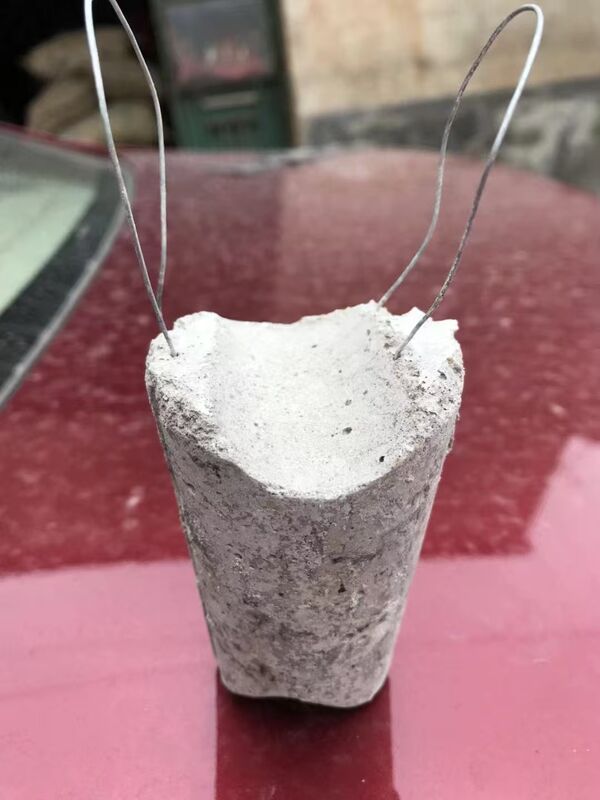 Cone Type Concrete Spacer With Tied Wire For Rebar Works
